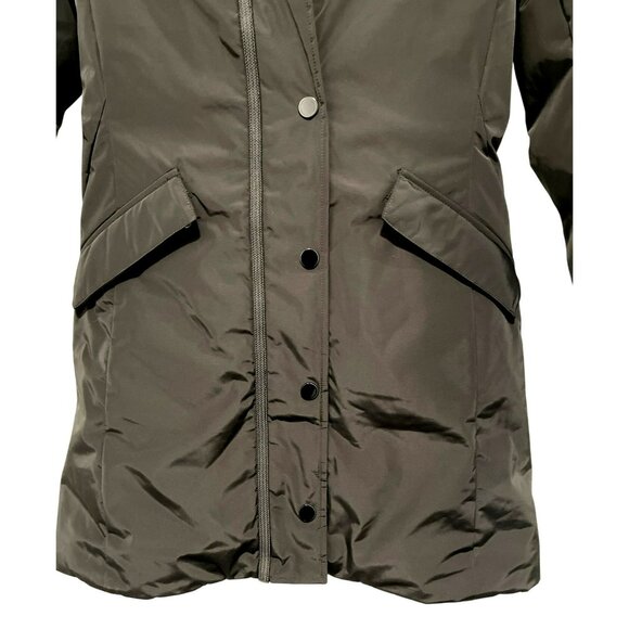 Whitesky $850 Premium Down Long Puffer Coat XS Black Water-Resistant NWT - Picture 3 of 11